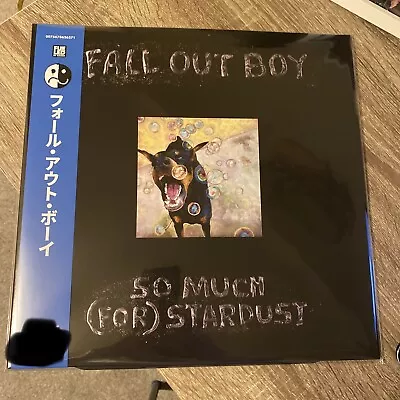 Fall Out Boy So Much (For) Stardust Vinyl Navy Annihilation Blue Assai Obi 500 • £40