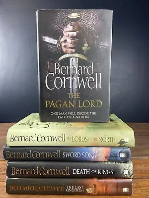 Bernard Cornwall Hardback Book Bundle X5 Harper Collins The Pagan Lord Death Of • £19.99