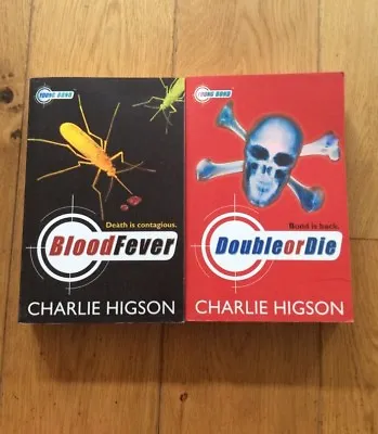 2 Charlie Higson Books - Blood Fever Double Or Die - Bundle New • £7.99