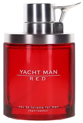 Yacht Man Red By Yacht Man For Men EDT Cologne Spray 3.4oz Unboxed New • $12.95
