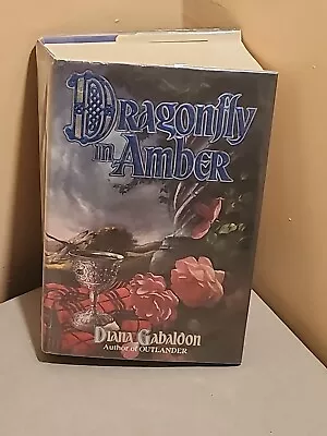 Diana Gabaldon DRAGONFLY IN AMBER Hardcover Book 1st Edition 1992 W/dust Jacket • $59.99