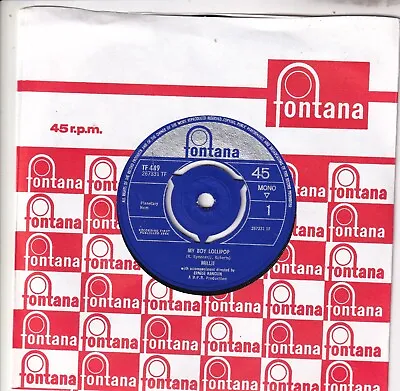 Millie..my Boy Lollipop..excellent 1964 Fontana Pop 7 ..tf 449 • £3.99