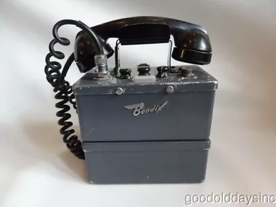 Rare Vintage Bendix Handie Talkie Style Radio Phone - Walkie Talkie Not Motorola • $295