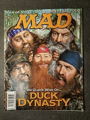 Mad Magazine #524 Dec 2013 Duck Dynasty Superman Spy Vs Spy Fast Food • $10