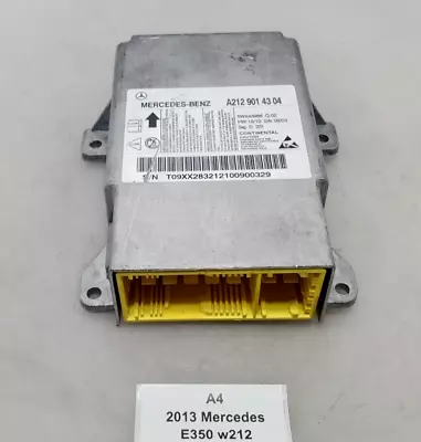 ✅ OEM 10-13 Mercedes W212 E550 E550 Safety SRS Control Module • $41.85