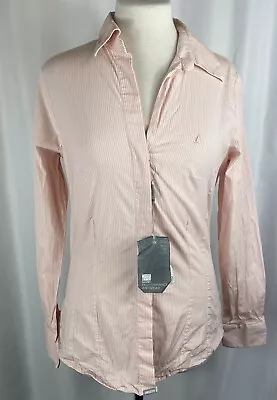 BNWT Ladies Musto Long Sleeved Pink Striped Shirt UK 16 • £25