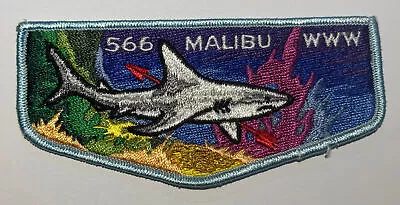 OA Lodge 566 Malibu Blue Boarder  Boy Scout Patch XJ5 • $7.50