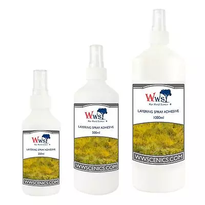 £7.49 • Buy WWS Static Grass Layering Spray Glue For Model Railway Diorama & Wargame Terrain