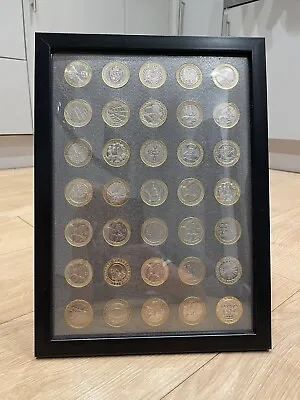 2 Pound Coin Display 35 Coins For Your Rare Collection £2 Frame • £14.95