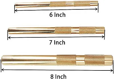 $33.75 • Buy 61360 Brass Drift Punch Set 3/4  1/2  3/8  Hand Tool Punches Tool Home Use 3Pcs