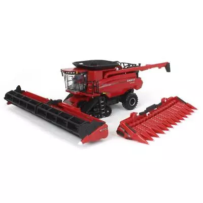 ERTL 1/64 Case IH 7250 Tracked Combine W/ 2 Headers Prestige Collection 44327 • $48.99