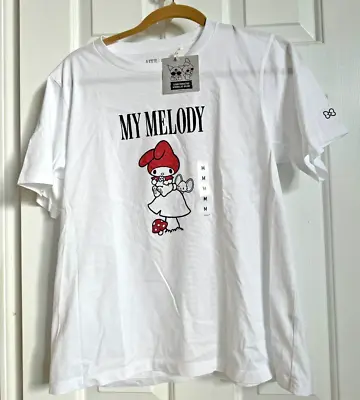 NEW Uniqlo Sanrio: Kuromi & My Melody UT (Short-Sleeve Graphic T-Shirt) M WHITE • $13.99