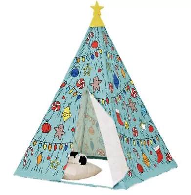 Christmas Tent Kids Teepee Tent Children Indian Play Tent Playhouse Wonder Wise • $79.99