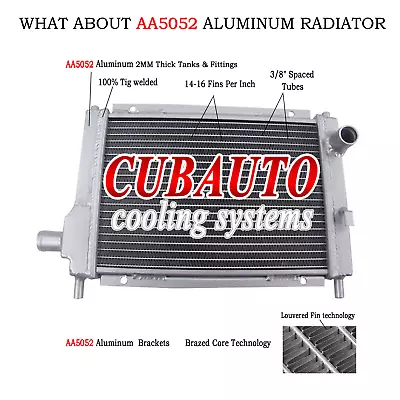 2 Row Aluminium Radiator For MINI COOPER S MPI 1275/1.3L 1997-2001 1998 2000 MT • £84.95