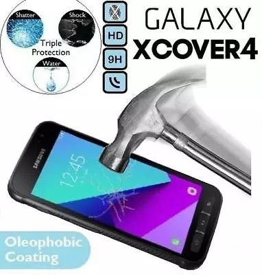 100% Tempered Glass Screen Protector X Cover SM-G930 For Samsung Galaxy XCover 4 • £3.75