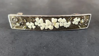 Vintage Floral Hair Barrette • $12