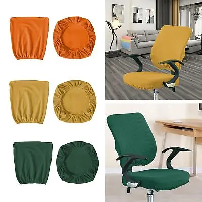 $13.40 • Buy Office Chair Covers Universal For Rotating Desk Computer Chair Slipcover
