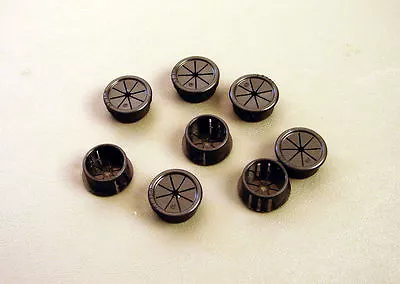 8 Pack 1/2  Expandable Black Plastic Grommets PG500BK • $6