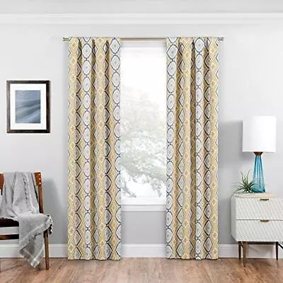 ECLIPSE Room Darkening Curtains For Bedroom - Morrow 37  X 63  Thermal Insulated • $14.19