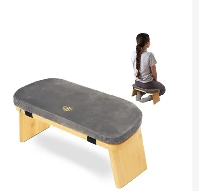 NEW-Florensi Meditation Bench With Carrying Bag Meditation Kneeling Stool Yoga • $55