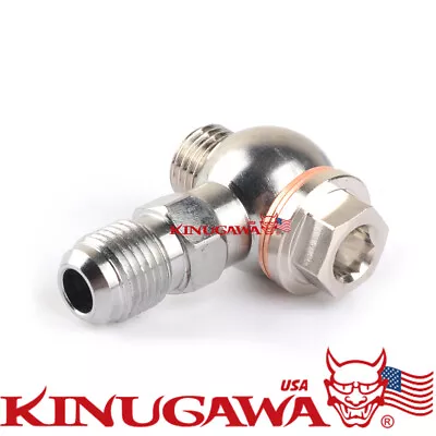 Turbo Banjo Bolt Kit M14x1.5 Mm To 6AN GT28R GT30R GT35R /ideal For Tight Spaces • $14.90