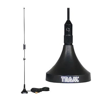 TRAM 1089-SMA Scanner Mini-Magnet Antenna VHF/UHF/800MHz–1300MHz With... • $21.39