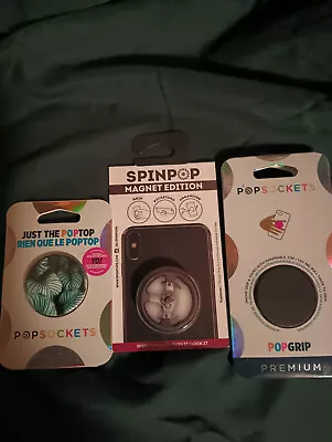 Popsockets Popgrip Premium Spinpop Magnet Edition LOT • $3