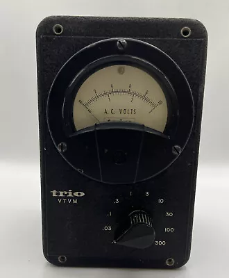 Rare Trio Vacuum Tube Voltmeter SD152 Trio Laboratories INC New York AC Volts • $97.43