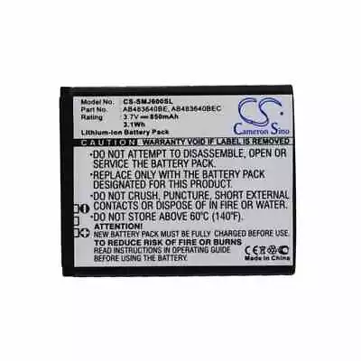 Battery For SAMSUNG GT-C3050C SAMSUNG GT-C3053 SAMSUNG GT-S7350 • $41.28