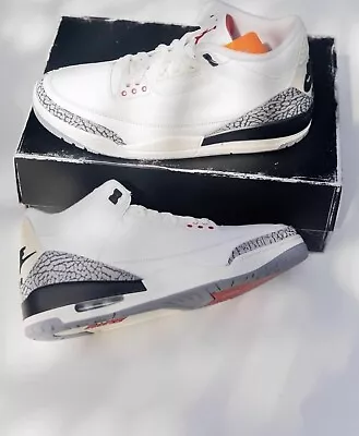 Size 10M Jordan 3 Retro White Cement Reimagined • $620