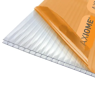 £33.40 • Buy Axiome Clear 4mm Twinwall Polycarbonate Roofing Conservatory Sheet