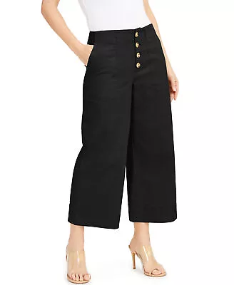 INC International Concepts Women's Button-Fly Culottes (4 Deep Black) • $69.50