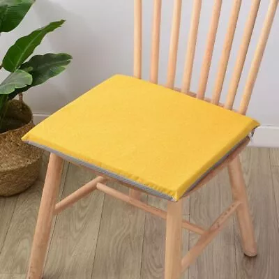 Linen Sponge Seat Cushion Soft Chair Pad Breathable Chair Cushion  Office • $43.69