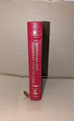 Easton Press QUOTATIONS FROM CHAIRMAN MAO TSE-TUNG Little Red Book Leather • $100