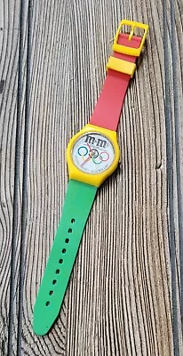 Retro 1992  M&Ms Olympic Game Sponsor Watch Barcelona Works W/New Battery  • $29