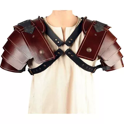 Medieval Gladiator Shoulder Armor Samurai Battle Knight Costume Cosplay • $36.65