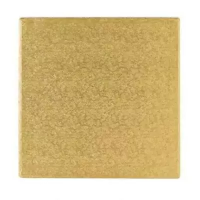 Gold Square Cake Board / Cake Decorating / Cake Drum / Cake Board / Coloured • £7.75