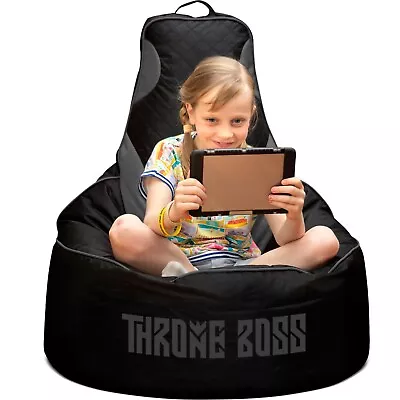 Throne Boss Gaming Bean Bag Chair (Child_Grey) • $124