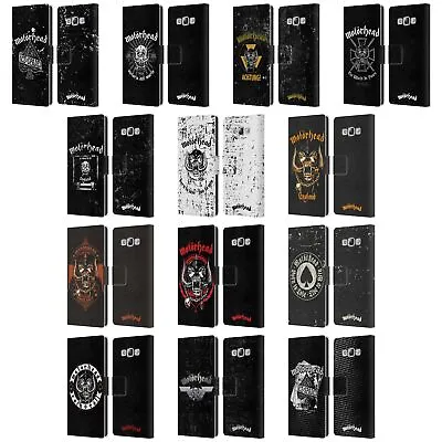 Official Motorhead Logo Leather Book Case For Samsung Phones 3 • £17.95