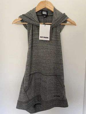 $15 • Buy Ivy Park Backless Hoodie Top Size L BNWT