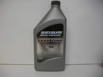 Quicksilver Mercury Marine 92-858064Q01 SAE 90 High Performance Gear Lube OEM QT • $24.99