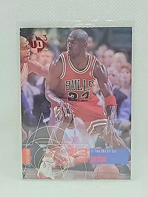 Michael Jordan 1997/98 UD3 Basketball  #23 EX Chipping • $1.25