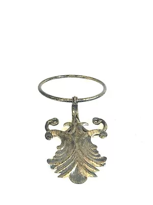 $19.97 • Buy Cast Iron Towel Ring Curtain Tie Back Door Knocker Gargoyle
