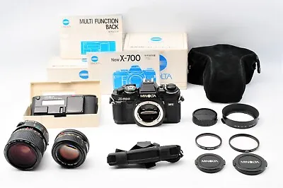 [MINT] Minolta New X-700 New MD 50mm F1.4 35-70mm F3.5 Lens Multi Function Back • $269.99