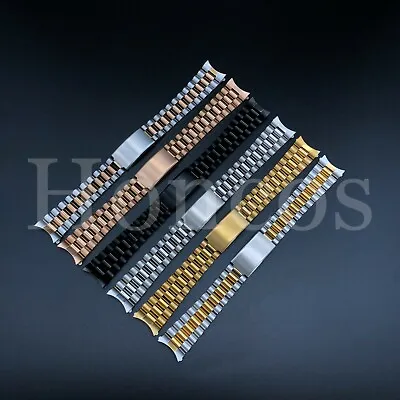 20 MM President Jubilee Watch Band Bracelet Fits For Rolex Steel Vintage Clasp • $15.99