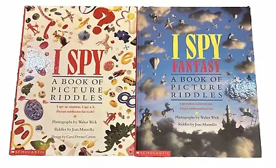 I Spy Fantasy:I Spy A Book Of Picture Riddles By Jean Marzollo 1992/94 • $11