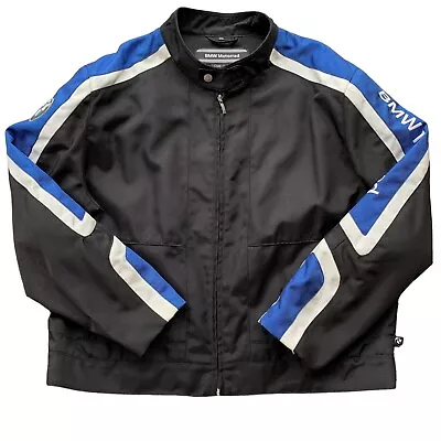 BMW Motorrad Club Motorcycle Jacket XXL Men's Full Zip Padded Shoulder Forearm • $199.97