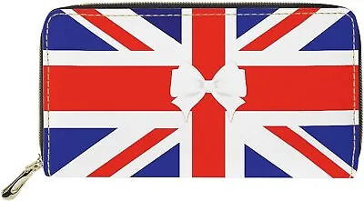 HELLHERO British Flag Wallets Union Jack Purse Leather Wallets Clutch Handbag... • £21.95