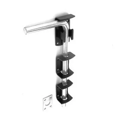 Garage Gate Door Drop Bolt Black Jap Garden Stable Shed Barn All Sizes 12  15  • £9.55