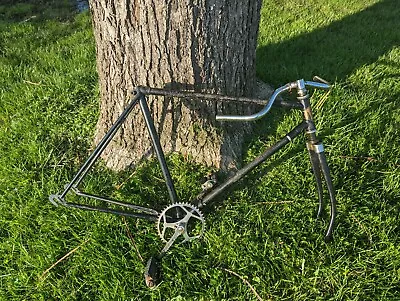 Western Flyer Vintage Auto Bicycle Bike England 50S 60S Frame Fork Bars Cranks • $85